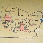 西アフリカ地図